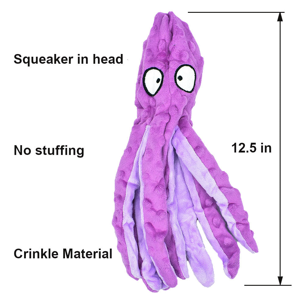 Singking Snuffle Octopus Dog Toys, Assorted Textured Chew Toys for Foraging  Training, Reduce Boredom and Entertaining, Durable Interactive Dog Octopus